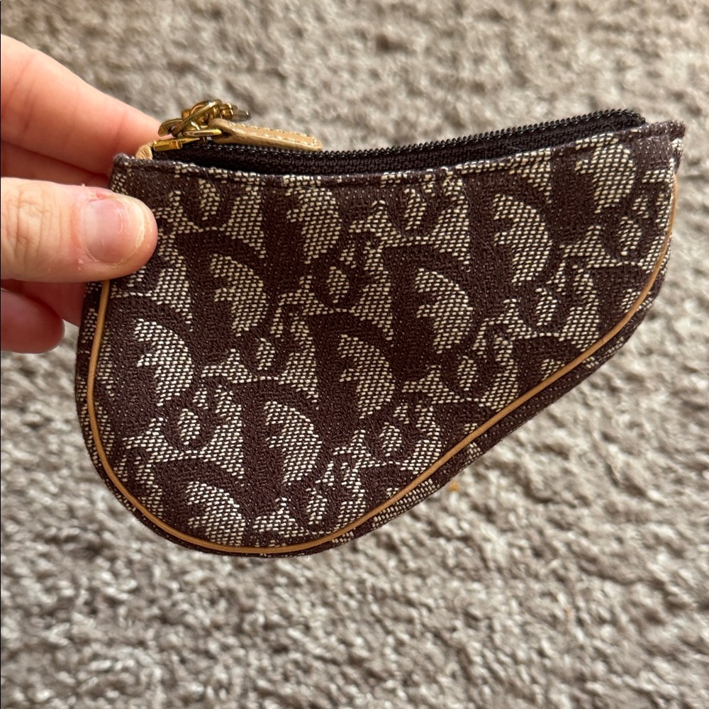 Dior Brown Monogram Key Holder